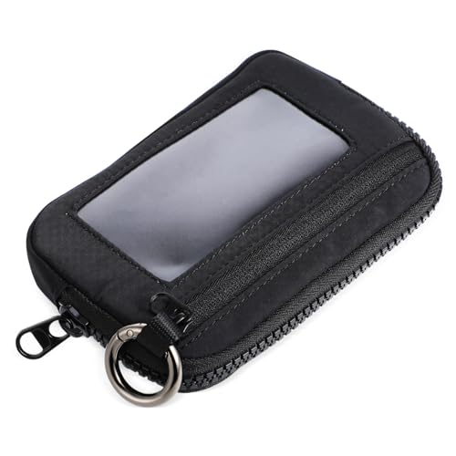 CLISPEED Nylon Geldbörse Damen Wristlet mit Reißverschluss Geräumige Kleingeld und Kartenbörse Robustes Leicht zu Reinigendes Material Kompakt und Tragbar für Alltag Reisen und Shopping von CLISPEED