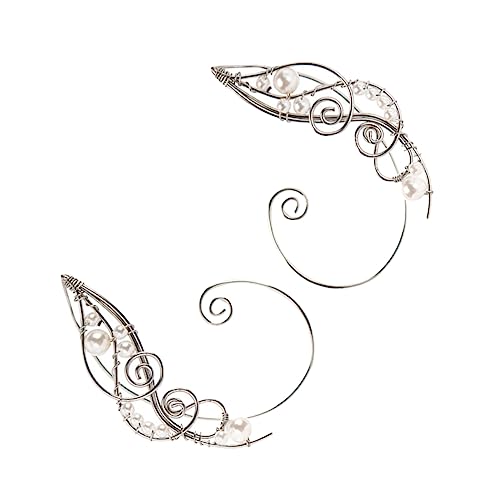 CLISPEED Ohr Handgefertigte Ohrclips für Elfenohren Ohrschmuck für Partys Alltag Allergiefrei Chirurgenstahl CLISPEED Ohr Handgefertigte Ohrclips für Elfenohren Ohrschmuck für Partys Alltag Allergiefrei Chirurgenstahl von CLISPEED