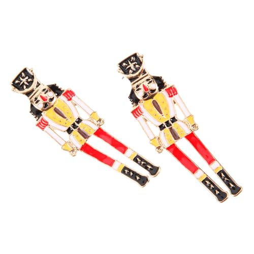 CLISPEED Ohrstecker Damen Niedliche Weihnachtsohrringe Leichtes Design Robuste Verarbeitung Festlicher Schmuck für Geburtstag Hochzeit Abschlussball von CLISPEED