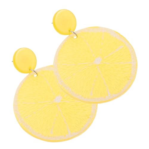 CLISPEED Orange Ohrhänger für Teenager Mädchen Einzigartige Metall Ohrringe Langlebig und Modisch Auffälliges Frucht Design Vielseitig Kombinierbar für Party und Alltag von CLISPEED