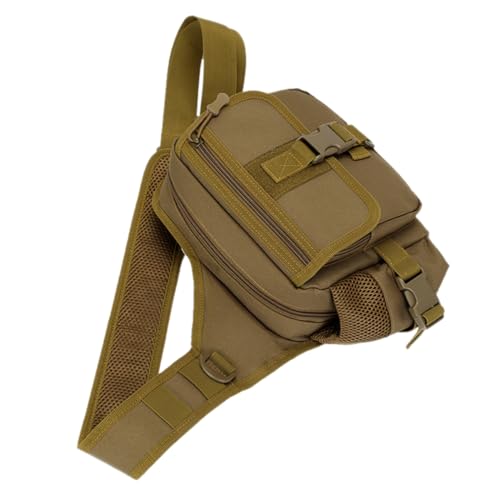 CLISPEED Outdoor Sling Bag für Herren Multifunktionale Tragbare Umhängetasche Strapazierfähig für Camping Wandern Radfahren Laufen und Freizeitaktivitäten im Freien von CLISPEED