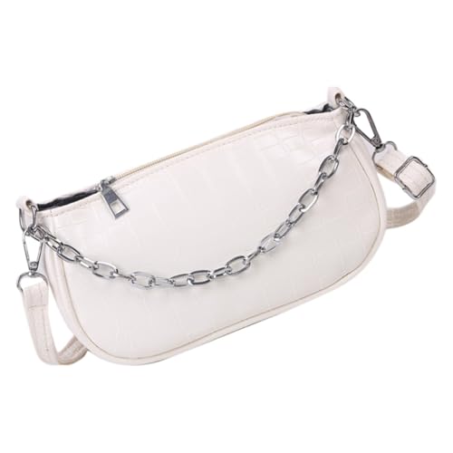 CLISPEED PU Vintage Crossbody Tasche Damen Schultertasche mit Verstellbarem Riemen Stilvolle Einzelschulter Umhängetasche für Alltag Party Reisen Hochwertiges Handwerksdesign Praktische von CLISPEED