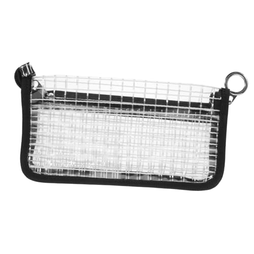 CLISPEED PVC und Handytasche Transparent mit Reißverschluss Leichte Langlebige Geldbörse für Damen und Mädchen Multifunktionale Aufbewahrungstasche für Sommer und Alltag Zufällige Farbe von CLISPEED