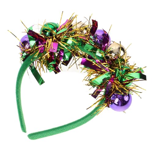CLISPEED Party Haarreifen mit Farbigen PU Bällen Leichtes Dekoratives Stirnband für Cosplay und Festliche Anlässe Komfortabel und Rutschfest für Karneval und Neujahrsfeiern von CLISPEED