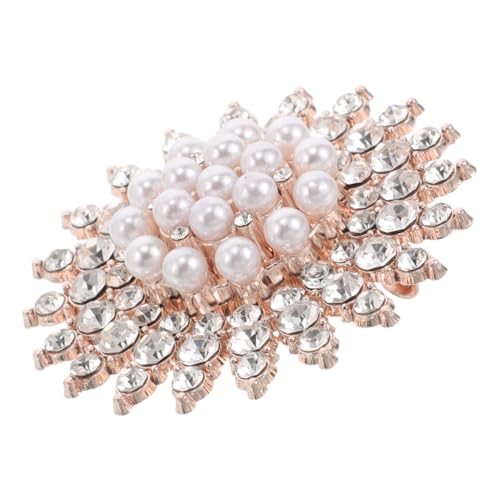 CLISPEED Perlen Brosche für Damen Stilvolle Herbst Winter Schal Brosche Vielseitiger Anstecker für Pullover Umhänge Elegantes Design für Verschiedene Anlässe von CLISPEED