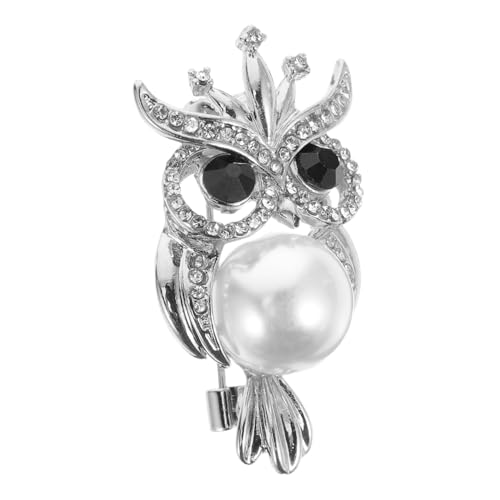 CLISPEED Perlen Eulen Brosche Vogel Anstecker Anstecknadel Brosche Schmuck Kleidungszubehör Eulen Charm Eulen Ornament Tier Brosche Für Damen Strass Brosche Anstecknadel Metall CLISPEED Perlen Eulen Brosche Vogel Anstecker Anstecknadel Brosche Schmuck Kleidungszubehör Eulen Charm Eulen Ornament Tier Brosche Für Damen Strass Brosche Anstecknadel Metall von CLISPEED