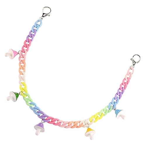 CLISPEED Pilz Hosenkette Damen Punk Geldbörsenkette Farbigem Resin für Jeans und Rock Modisches Accessoire für Mädchen und Frauen von CLISPEED