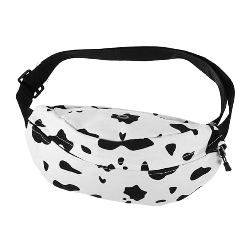 CLISPEED Plüsch Crossbody Bag Damen Kuschelig Weiche Lammwolle Kuh Muster Schultertasche Modisch Auffällig für Alltag und Dating mit Breitem Tragegurt Zufällige Farbe Zufällige Farbe von CLISPEED