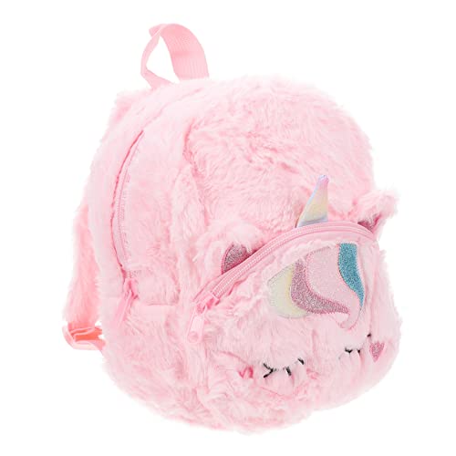 CLISPEED Plüsch-umhängetasche Für Mädchen Cartoon-Schultertasche Aufbewahrungstasche Kleine Büchertasche Für Junge Mädchen Und Schüler Für Zoo Park Reisen Und Täglichen Gebrauch von CLISPEED