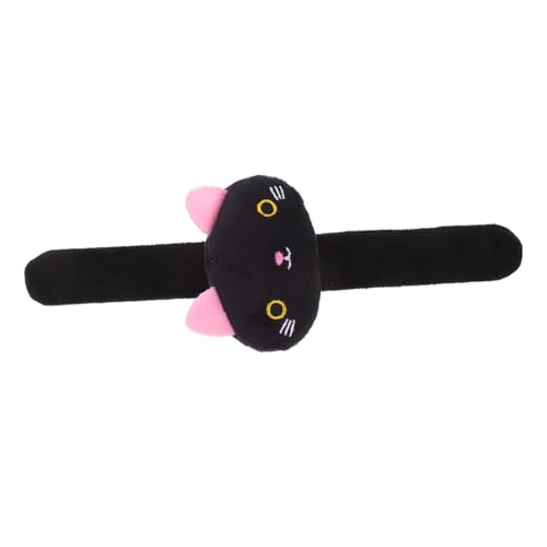 CLISPEED Plüsch Katzen Slap Armband Kuscheliges Tiermotiv Handgelenkband Sanft Hautfreundlich Partydeko Geschenk Geburtstagsfeier von CLISPEED
