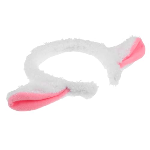 CLISPEED Plüsch Lammohren Stirnband Weiß Weiches Tierkostüm Accessoire Für Karneval Halloween Ostern Geburtstagsfeier Farm Tier Kostüm von CLISPEED