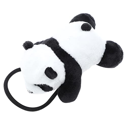 CLISPEED Plüsch Panda Haargummi für Mädchen und Elastisches Haarband für Pferdeschwanz Haarschmuck Accessoire für Dicke Dünne und Lockige Haare Perfektes von CLISPEED