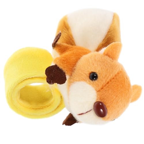 CLISPEED Plüsch Slap Armbänder mit Tiermotiven Niedliche Eichhörnchen Designs für Partys und Geburtstagsfeiern Langlebig und Sicher für Haut von CLISPEED