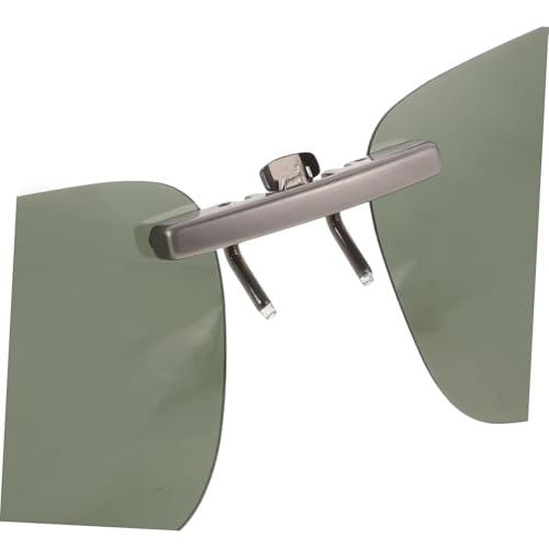CLISPEED Polarisiertes Clip Sonnenbrillen für Brillenträger Unisex Reduzierter Blendungsschutz Beim Fahren und Angeln Robustes Material mit Klemmkraft Kompatibel mit Voll und von CLISPEED