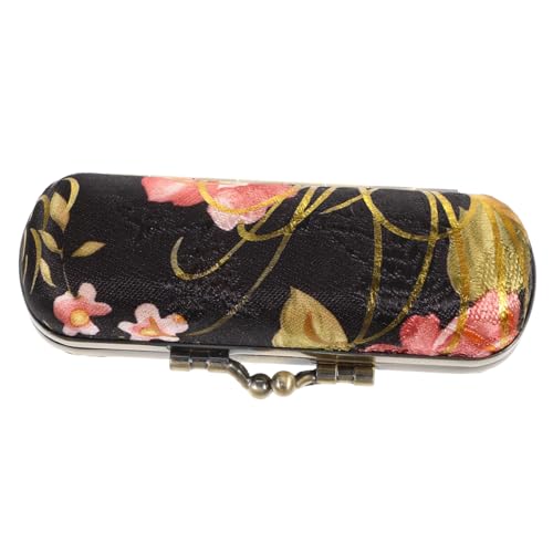 CLISPEED Portabler Lippenstift Etui mit Spiegel Kosmetikaufbewahrung für Handtasche Eleganter Lippenstifthalter und Kleinigkeitenbox Kratzfest und Kompakt für Damen und Teenager von CLISPEED