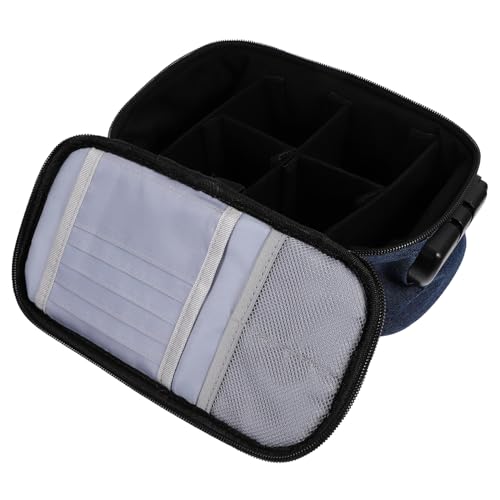 CLISPEED Portabler Reise Kosmetik Organizer mit Mehrfachfächern Reißverschluss und Code Schloss Multifunktionale Kosmetiktasche für Damen zur Organisierten Aufbewahrung von von CLISPEED