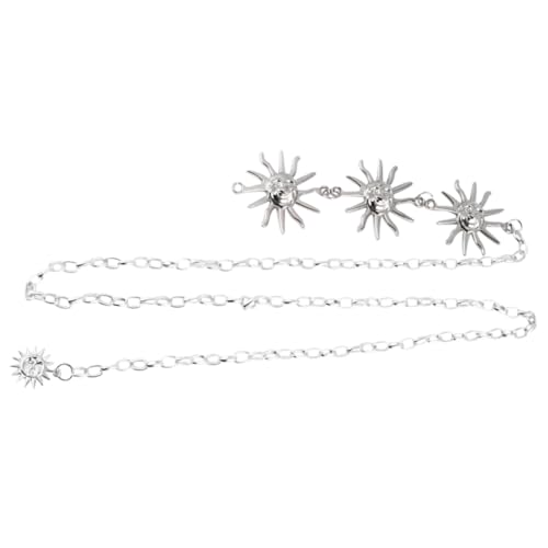 CLISPEED Punk Taillenkette Damen Goldlegierung Modisch Robust Verstellbar für Kleider Strandpartys Casual Anlass von CLISPEED