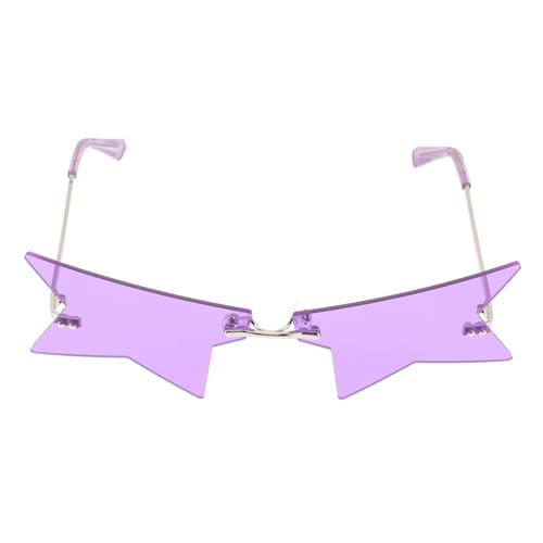 CLISPEED Randlose Party Sonnenbrille für Damen und Herren Lustige Eyeglasses als Fotorequisite Langlebig und Modisches Accessoire für Auffällige Kostüme und Partys von CLISPEED