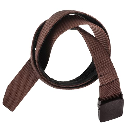 CLISPEED Reise Geldgürtel mit Geheimfach Versteckter Geldgürtel für Herren Atmungsaktiv Langlebig Vielseitig für Outdoor Sport und Sichere Geldaufbewahrung unter Kleidung von CLISPEED