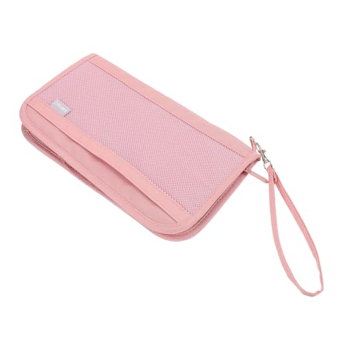 CLISPEED Reisepassetui mit RFID Schutz Kompakte Oxford Reiseunterlagen Organizer Multifunktionaler Dokumentenhalter für Frauen und Männer Kreditkarten und Bordkartenetui für Sichere Reise von CLISPEED