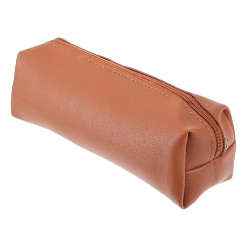 CLISPEED Reisetasche für Make up Pinsel und Stifte Multifunktionale Kosmetiktasche aus Braunem Praktischer Pinselhalter und Organizer für Damen und Herren Kompakte Aufbewahrung für von CLISPEED