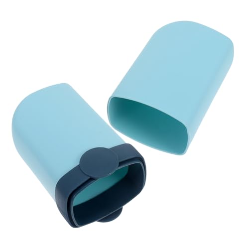 CLISPEED Reisezahnbürsten Organizer Tragbare Zahnbürstenbox aus PP Zahnbürstenhalter für Unterwegs mit Zahnpastabehälter Praktisch für Reisen Camping und Fitnessstudio von CLISPEED