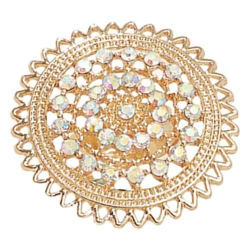 CLISPEED Retro Damen Ring Vintage Statement Hollow Ring mit Zirkonia National Stil Schmuck für Geburtstag Valentinstag und Besondere Anlässe Auffälliger Goldener Fingerring von CLISPEED