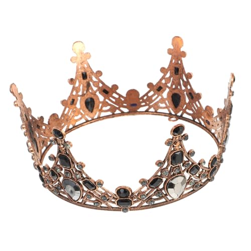 CLISPEED Retro Strass Diadem für Frauen Barock Vintage Haarschmuck Langlebige Legierung und Funkelnde Strasssteine Klassisch Eleganter Kopfschmuck für Hochzeit Braut Brautjungfern und von CLISPEED