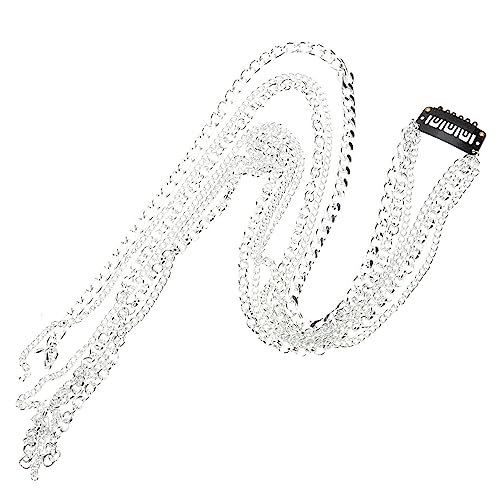CLISPEED Rhinestone Haarkette mit Quasten Silberne Strass Haarverlängerung Clip Design Stabiler Langlebig Modischer Haarschmuck für Frauen und Mädchen für Zöpfe und Streetstyle CLISPEED Rhinestone Haarkette mit Quasten Silberne Strass Haarverlängerung Clip Design Stabiler Langlebig Modischer Haarschmuck für Frauen und Mädchen für Zöpfe und Streetstyle von CLISPEED