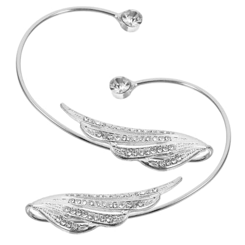 CLISPEED Rhinestone Ohrstecker für Damen Eleganter Ohrschmuck Zinklegierung Ohrclips für Besondere Anlässe und Alltag Funkelnd und Auffällig Komfortabel zu Tragen von CLISPEED