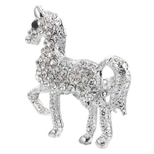 CLISPEED Brosche Anstecknadel Pferde Im Chinesischen Stil Dekorative Anstecknadeln Für Kleidung Anstecknadeln Für Damen Für Hemden Für Schals Tierbrosche Für Damen Jackenbrosche von CLISPEED