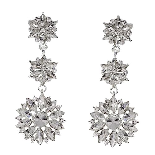 CLISPEED Rhinestone Sonnenblumen Ohrstecker für Damen Schicke Glänzende Ohrschmuck mit Komfortablem Tragegefühl für Partys Hochzeiten und Alltag CLISPEED Rhinestone Sonnenblumen Ohrstecker für Damen Schicke Glänzende Ohrschmuck mit Komfortablem Tragegefühl für Partys Hochzeiten und Alltag von CLISPEED