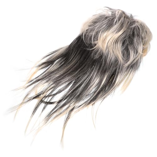 CLISPEED Rock Perücke Herren Jahre Stil Synthetische Voluminöse Männerperücke für Cosplay und Kostüm Realistisches Fluffiges Rocker Haar für Auffällige Looks von CLISPEED