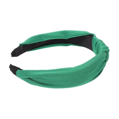 CLISPEED Rutschfester Breiter Knopf Haarreifen Stilvolles Accessoire für Dickes und Dünnes Haar Grüner Dekorativer Haarschmuck für Jede Gelegenheit von CLISPEED