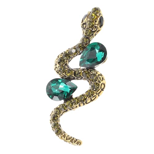 CLISPEED Schlangenbrosche Tierschmuck Anstecknadel Tierkostüm Tierbrosche Für Mantel Strass Tierbrosche Metall Strass Schlangenabzeichen Anstecknadeln Schmuckbrosche CLISPEED Schlangenbrosche Tierschmuck Anstecknadel Tierkostüm Tierbrosche Für Mantel Strass Tierbrosche Metall Strass Schlangenabzeichen Anstecknadeln Schmuckbrosche von CLISPEED
