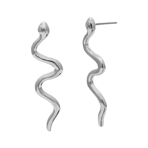 CLISPEED Schlangenförmige Ohrhänger Damen Legierung Modisch Geometrisch Minimalistisch Party Schmuck Accessoire Für Frauen Alltag CLISPEED Schlangenförmige Ohrhänger Damen Legierung Modisch Geometrisch Minimalistisch Party Schmuck Accessoire Für Frauen Alltag von CLISPEED