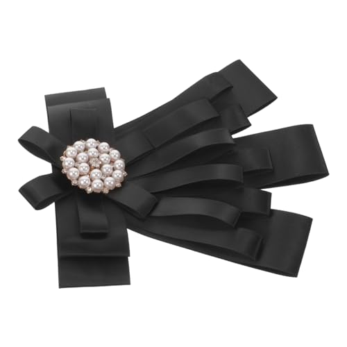 CLISPEED Schleifenbrosche Damen Bowknot Anstecknadel Professionell Atmungsaktiv Komfortabel für Uniform Hemd Accessoire für Servicekräfte und Business Outfits von CLISPEED