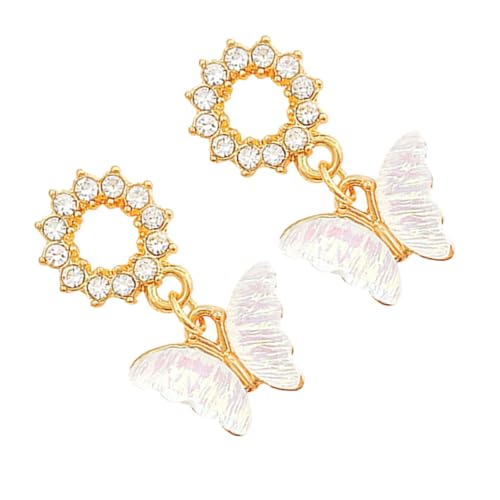 CLISPEED Schlichte Schmetterling Ohrstecker Damen Ohrringe Modischer Schmuck Hautfreundlich Alltag Party Geschenkidee CLISPEED Schlichte Schmetterling Ohrstecker Damen Ohrringe Modischer Schmuck Hautfreundlich Alltag Party Geschenkidee von CLISPEED