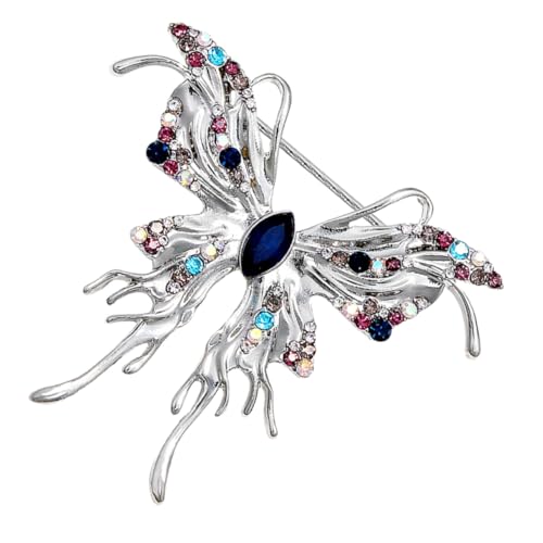 CLISPEED Schmetterling Brosche mit Strasssteinen Vielseitige Anstecknadel für Kleidung Hüte und Taschen Modisches Accessoire für Damen Geschenk zu Weihnachten und Geburtstag CLISPEED Schmetterling Brosche mit Strasssteinen Vielseitige Anstecknadel für Kleidung Hüte und Taschen Modisches Accessoire für Damen Geschenk zu Weihnachten und Geburtstag von CLISPEED