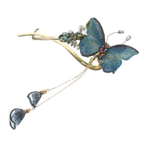CLISPEED Schmetterling Haarklammer Damen Metall Haarschmuck Tassel Haarklammer Elegant für Hochsteckfrisuren Party Alltag Mädchen Haarclip Haarschonend CLISPEED Schmetterling Haarklammer Damen Metall Haarschmuck Tassel Haarklammer Elegant für Hochsteckfrisuren Party Alltag Mädchen Haarclip Haarschonend von CLISPEED