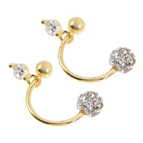 CLISPEED Schöne Ohrstecker für Mädchen und Frauen Silber Vergoldet Funkelnde Strasssteine Kreatives Design Vielseitig Tragbar für Party Hochzeit und Alltag CLISPEED Schöne Ohrstecker für Mädchen und Frauen Silber Vergoldet Funkelnde Strasssteine Kreatives Design Vielseitig Tragbar für Party Hochzeit und Alltag von CLISPEED