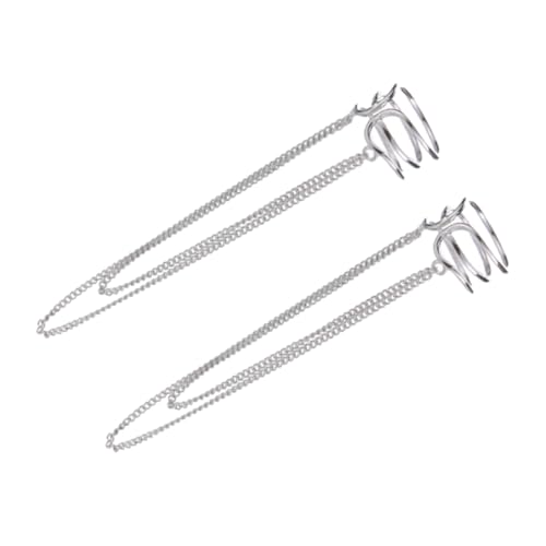 CLISPEED Silber Langohrringe mit Tassel Ohrringe für Damen Dangle Ohr für Frauen zu Besonderen Anlässen CLISPEED Silber Langohrringe mit Tassel Ohrringe für Damen Dangle Ohr für Frauen zu Besonderen Anlässen von CLISPEED