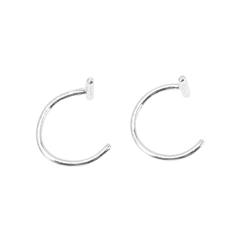 CLISPEED Schlichte Silber Ohrringe Damen Stilvolle Ohrstecker Aus 999 Silber Hypoallergen Leicht Und Komfortabel Für Alltag Und Besondere Anlässe von CLISPEED