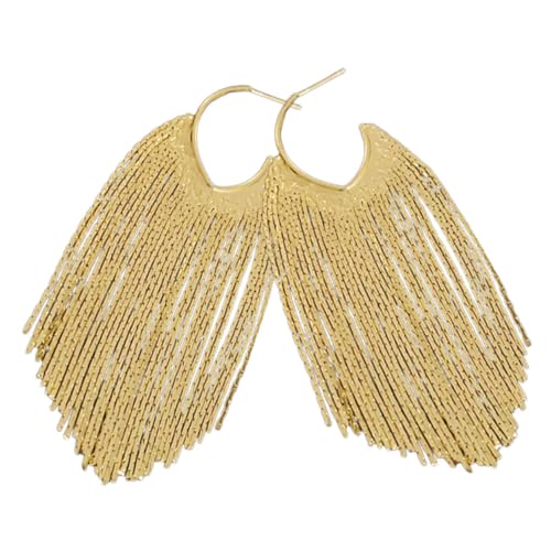 CLISPEED Silberne Ohrhänger Damen Lang Ohrringe mit Quaste Leicht und Modisch für Teen Mädchen und Frauen Alltag Party Schmuck Geschenk CLISPEED Silberne Ohrhänger Damen Lang Ohrringe mit Quaste Leicht und Modisch für Teen Mädchen und Frauen Alltag Party Schmuck Geschenk von CLISPEED
