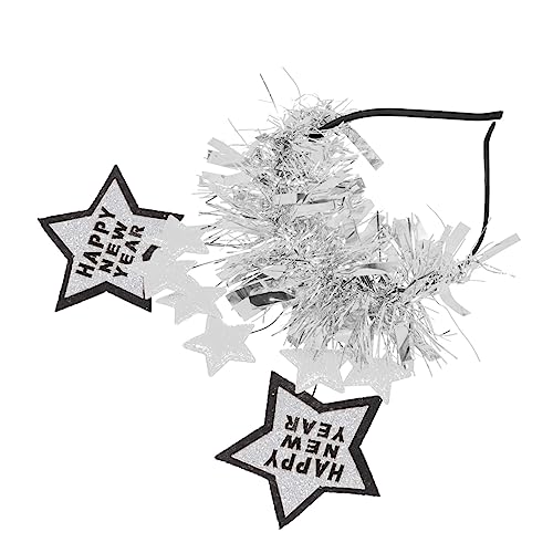 CLISPEED Silberner Year Headband Party Haarreif Leichtes Zierliches Haarschmuck für Frauen Neujahrsfeier Festlicher Kopfschmuck Einfach zu Tragen Geschenkidee CLISPEED Silberner Year Headband Party Haarreif Leichtes Zierliches Haarschmuck für Frauen Neujahrsfeier Festlicher Kopfschmuck Einfach zu Tragen Geschenkidee von CLISPEED