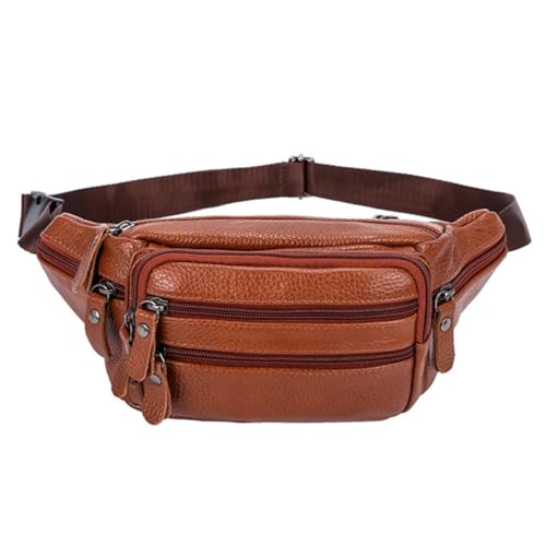 CLISPEED Single Shoulder Sling Bag Herren Verstellbar Outdoor Sport Brusttasche Messenger Bag für Alltag Business Reisen mit Großem Stauraum für Handy Geldbörse Schlüssel Karten von CLISPEED