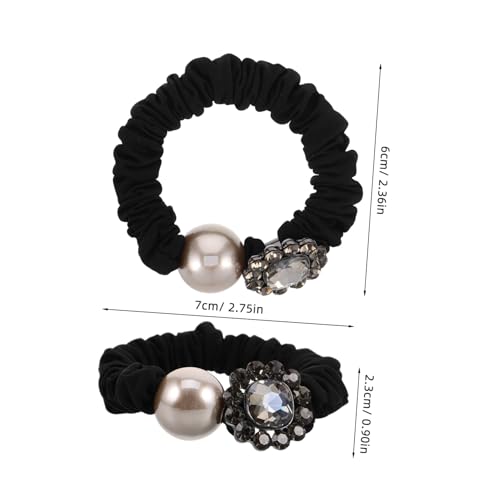 CLISPEED Sparkly Haargummi mit Strahlenden Strassblumen Elastisches Haarband für Frauen und Mädchen Modisches Haarschmuck Accessoire Vielseitig als Haarband und Armband Strapazierfähiges von CLISPEED