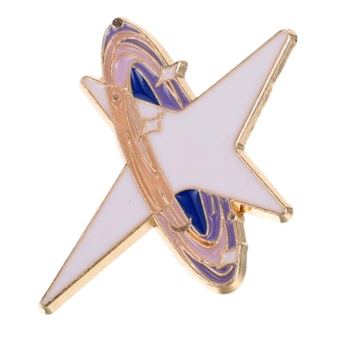 CLISPEED Stern Brosche Damen aus Langlebigem Material Kleine Schlichte Anstecknadel für Jacken Schals Vielseitiges Accessoire für Party Rucksack und Anzug Modisches Schmuckstück von CLISPEED