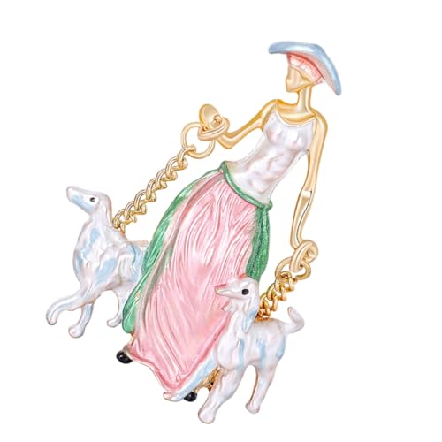 CLISPEED Stilvolle Damen brosche Modisch Elegant Kreative Anstecknadel Vielseitig Tragbar Geschenkidee für Kleidung und Accessoires Langlebig und Auffällig Gestaltet Feine Handwerkskunst von CLISPEED