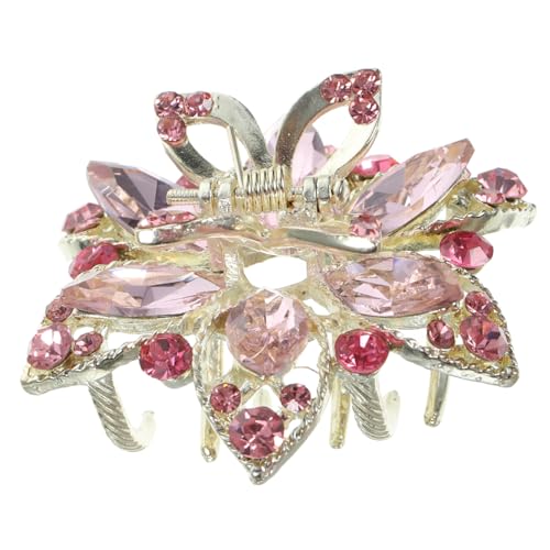CLISPEED Strass Haarklammer Mittelgroß Metall Haarspange mit Funkelnden Strasssteinen Robuste Haarkralle für Dickes Haar Eleganter Haarschmuck Damen für Halbe Hochsteckfrisuren und CLISPEED Strass Haarklammer Mittelgroß Metall Haarspange mit Funkelnden Strasssteinen Robuste Haarkralle für Dickes Haar Eleganter Haarschmuck Damen für Halbe Hochsteckfrisuren und von CLISPEED